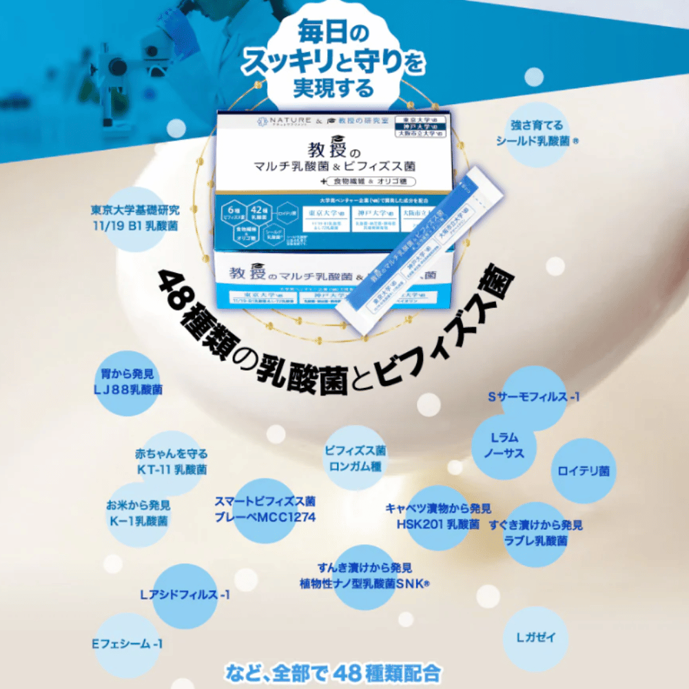 教授のマルチ乳酸菌&ビフィズス菌 – 健活手帖通販 教授のマルチ乳酸菌&ビフィズス菌 – 健活手帖通販